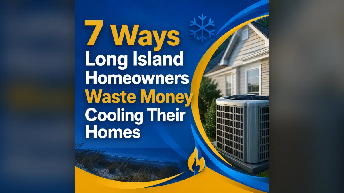 7 Ways Long Island Homeowners Waste Money Cooling Their Homes (And How to Stop)