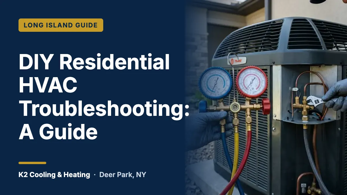 DIY Residential HVAC Troubleshooting: A Guide
