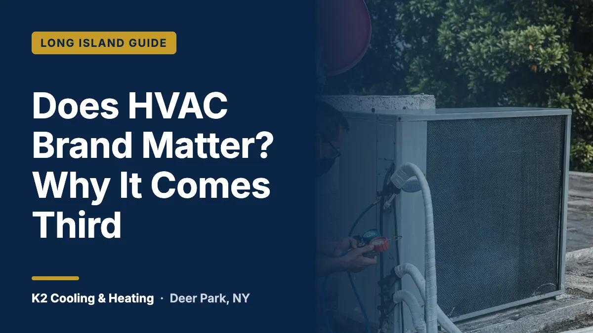 Does HVAC Brand Matter? Why It Comes Third