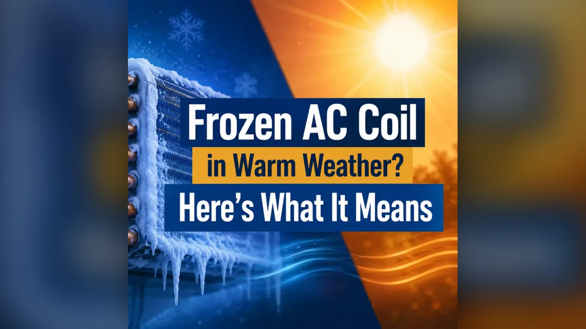 Frozen AC Coil in Warm Weather? Here's What It Means
