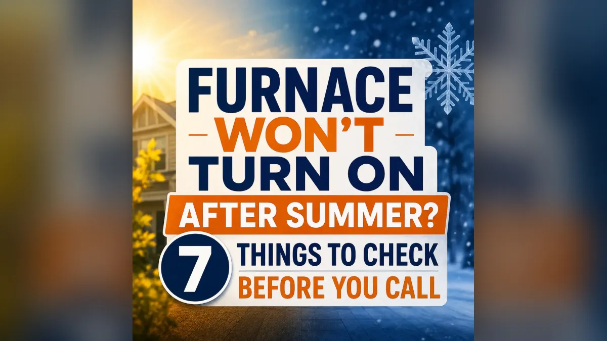 Furnace Won't Turn On After Summer? 7 Things to Check Before You Call