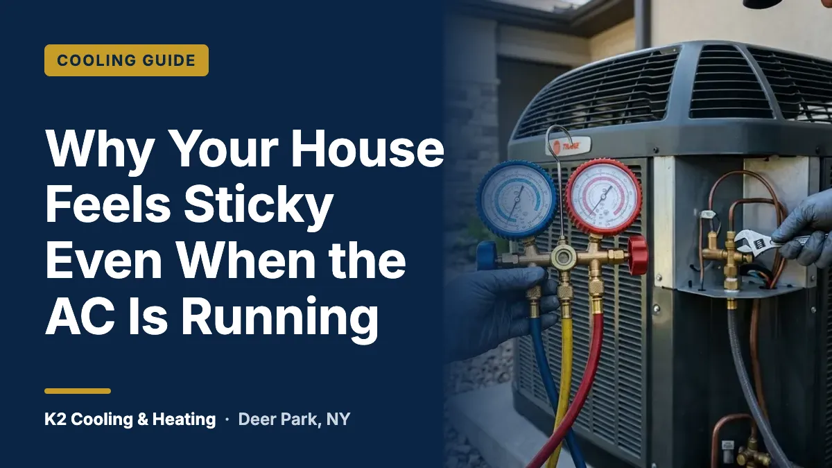 Why Your House Feels Sticky Even When the AC Is Running