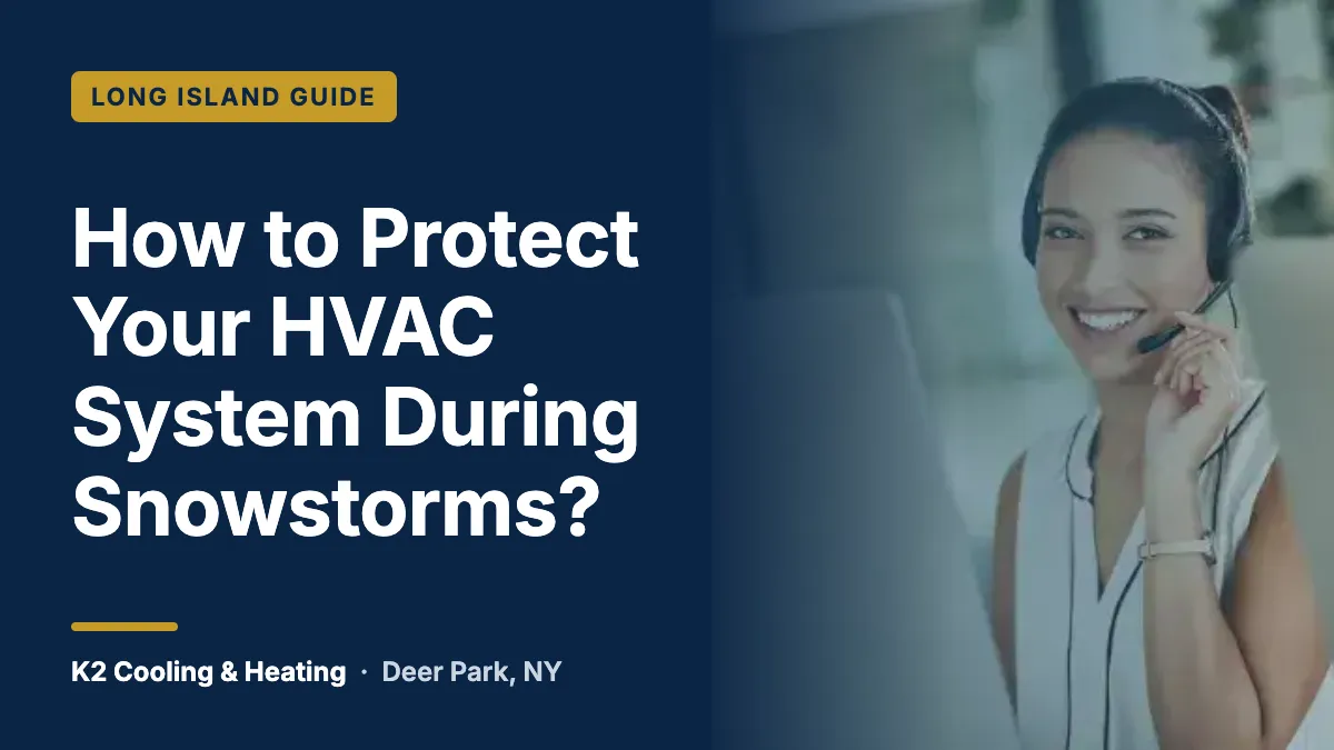 How to Protect Your HVAC System During Snowstorms?