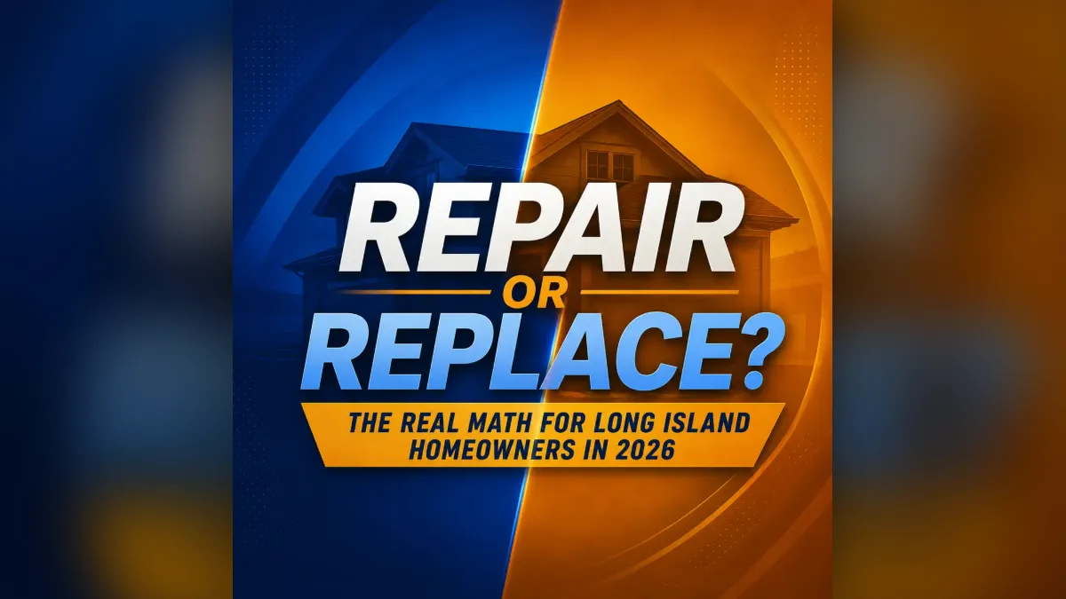 Repair or Replace? The Real Math for Long Island Homeowners in 2026