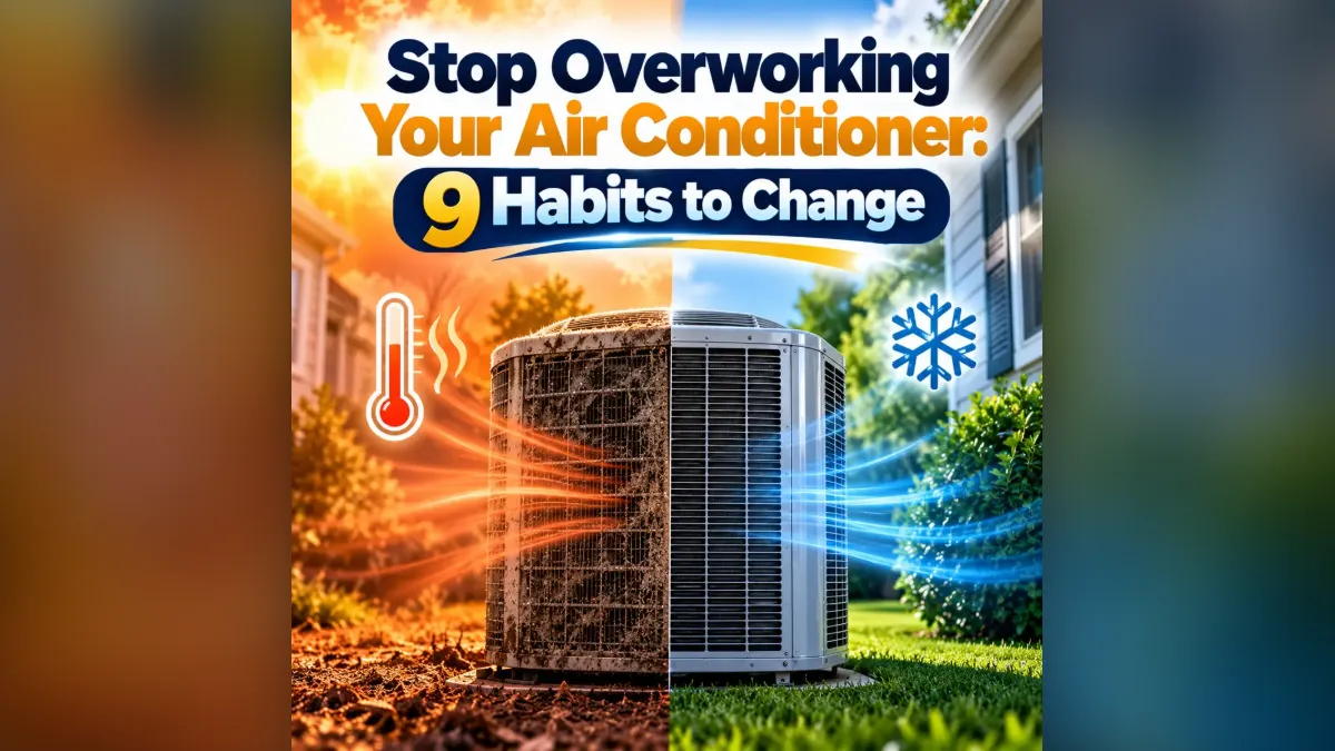 Stop Overworking Your Air Conditioner: 9 Habits to Change