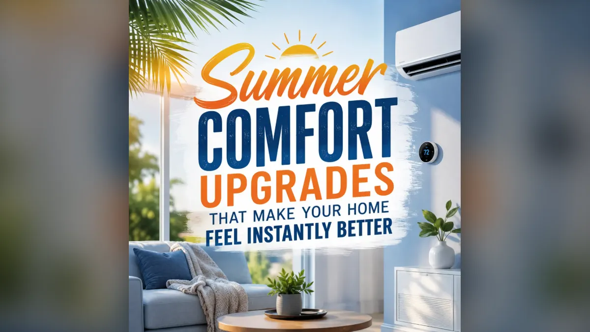 Summer Comfort Upgrades That Make Your Home Feel Instantly Better