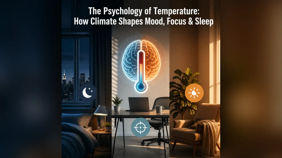 The Psychology of Temperature: How Climate Shapes Mood, Focus & Sleep