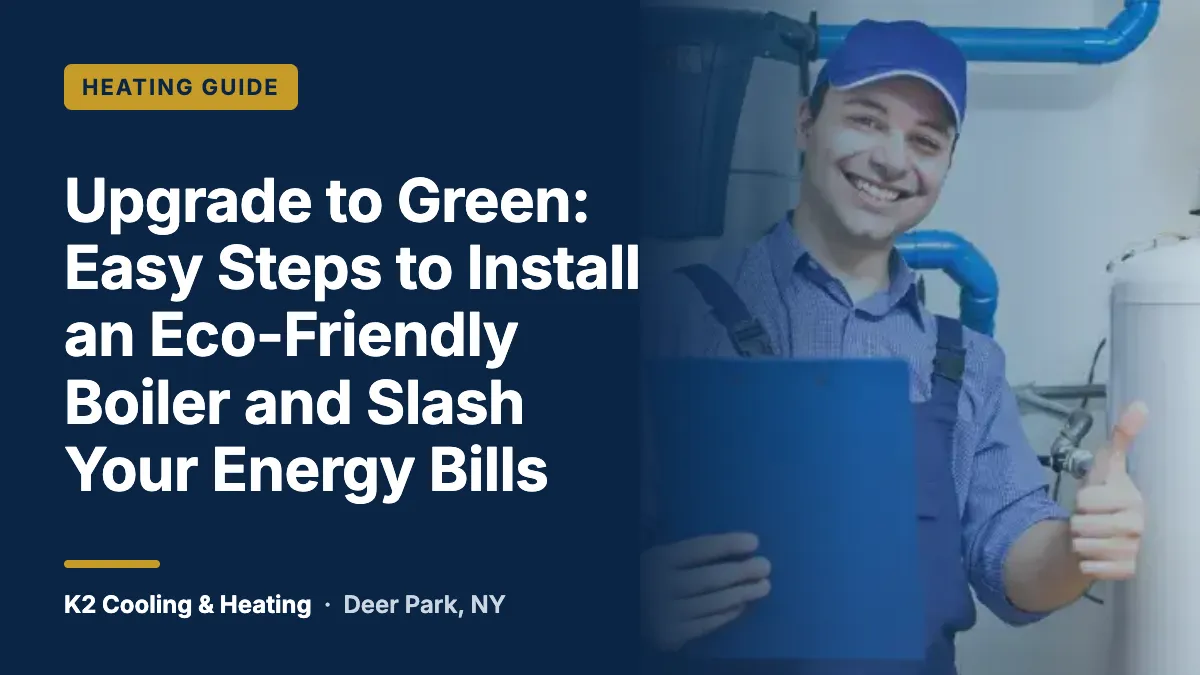 Upgrade to Green: Easy Steps to Install an Eco-Friendly Boiler and Slash Your Energy Bills