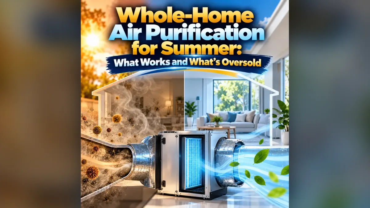 Whole-Home Air Purification for Summer: What Works and What's Oversold
