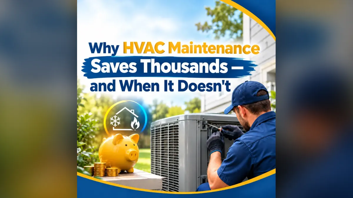 Why HVAC Maintenance Saves Thousands — and When It Doesn't