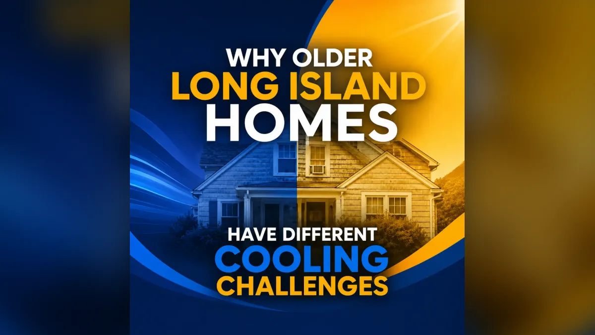Why Older Long Island Homes Have Different Cooling Challenges