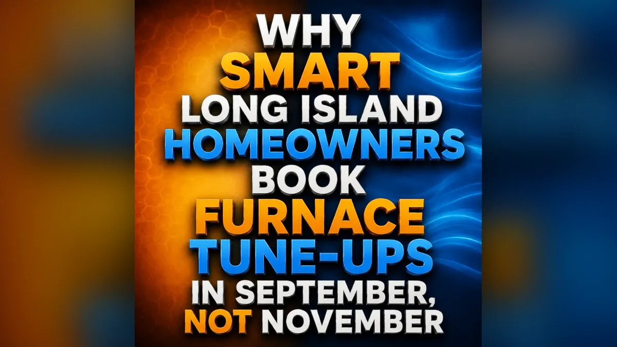 Why Smart Long Island Homeowners Book Furnace Tune-Ups in September, Not November