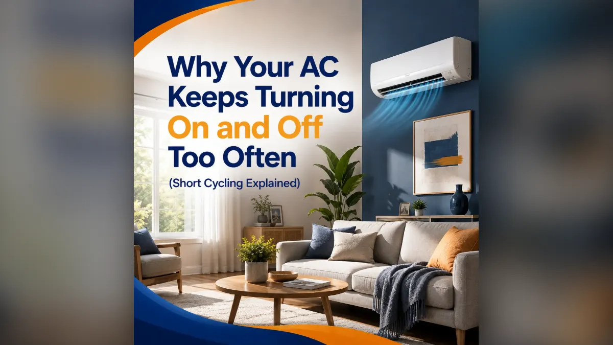 Why Your AC Keeps Turning On and Off Too Often (Short Cycling Explained)