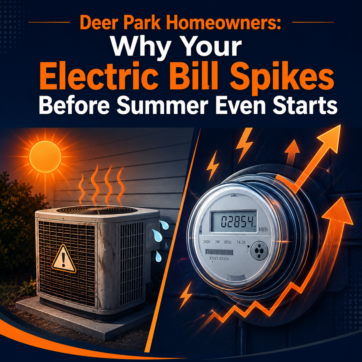 Deer Park Homeowners: Why Your Electric Bill Spikes Before Summer Even Starts