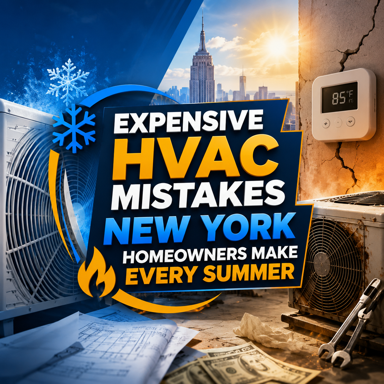 Expensive HVAC Mistakes New York Homeowners Make Every Summer (And How to Avoid Them)
