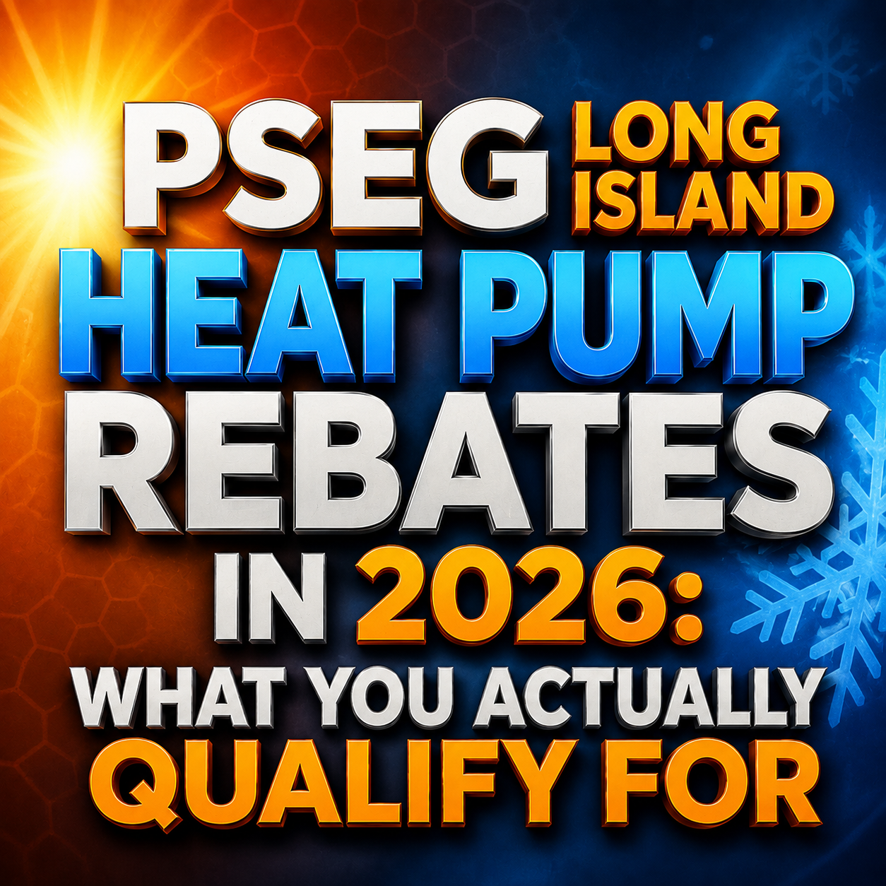 PSEG Long Island Heat Pump Rebates in 2026: What You Actually Qualify For