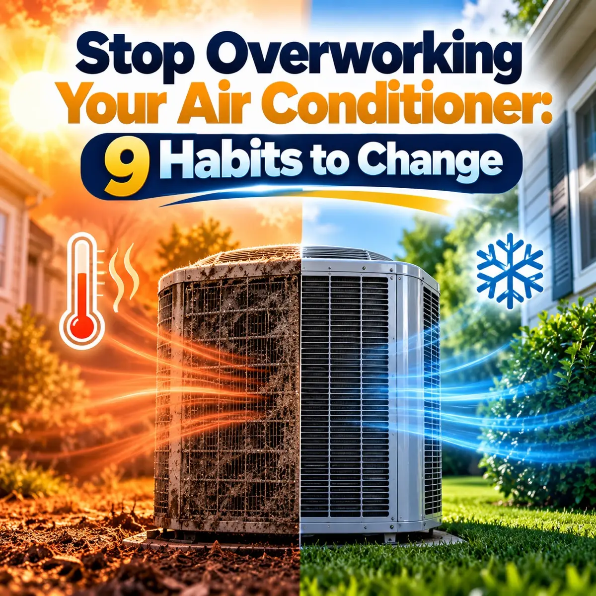 Stop Overworking Your Air Conditioner: 9 Habits to Change