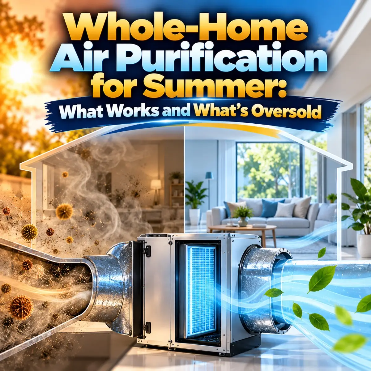 Whole-Home Air Purification for Summer: What Works and What's Oversold