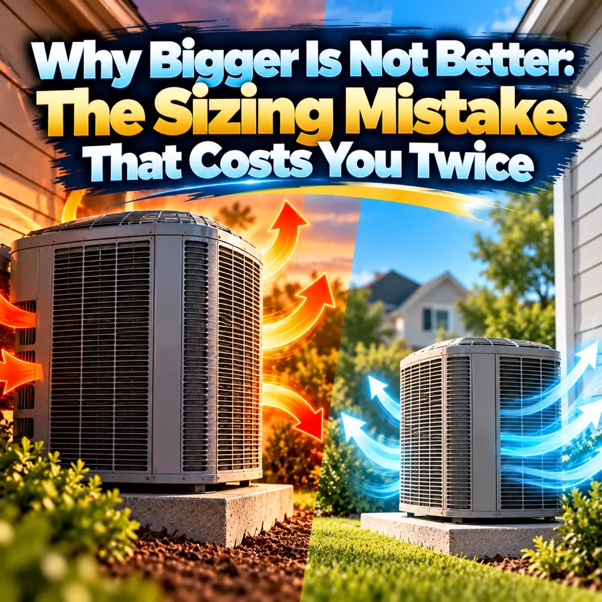Why Bigger Is Not Better: The Sizing Mistake That Costs You Twice