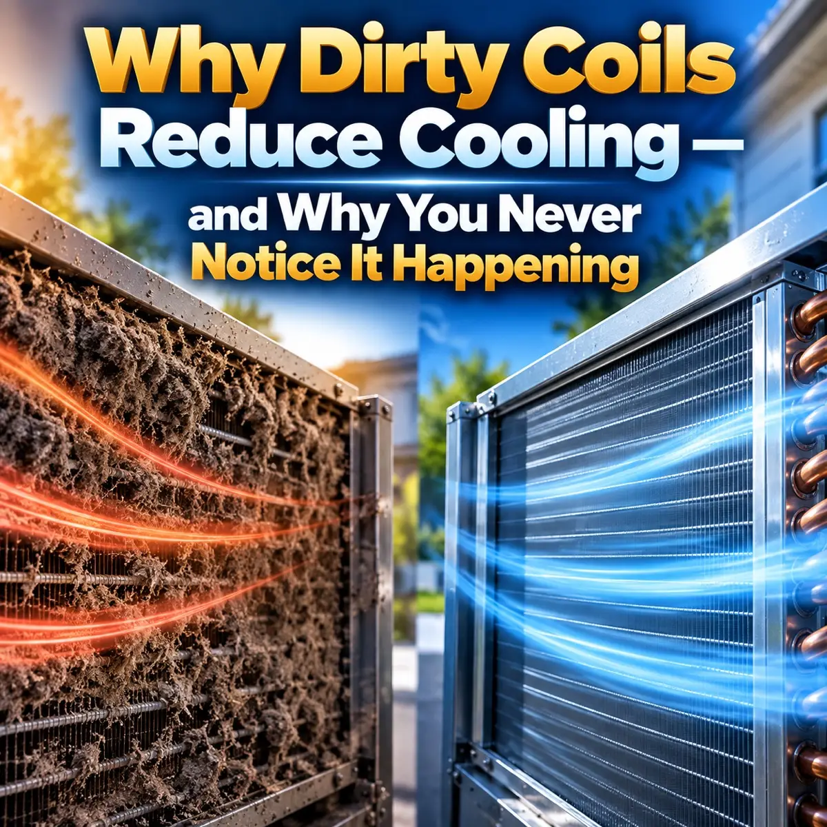 Why Dirty Coils Reduce Cooling — and Why You Never Notice It Happening