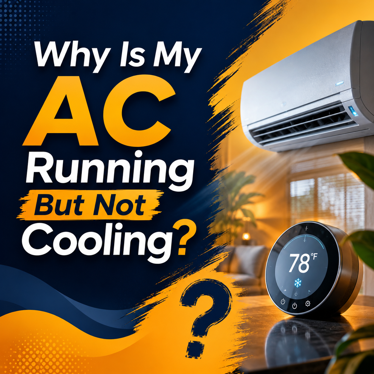 Why Is My AC Running But Not Cooling? (Long Island Homeowner Guide)