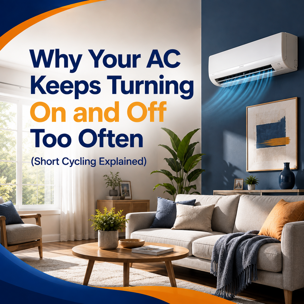 Why Your AC Keeps Turning On and Off Too Often (Short Cycling Explained)