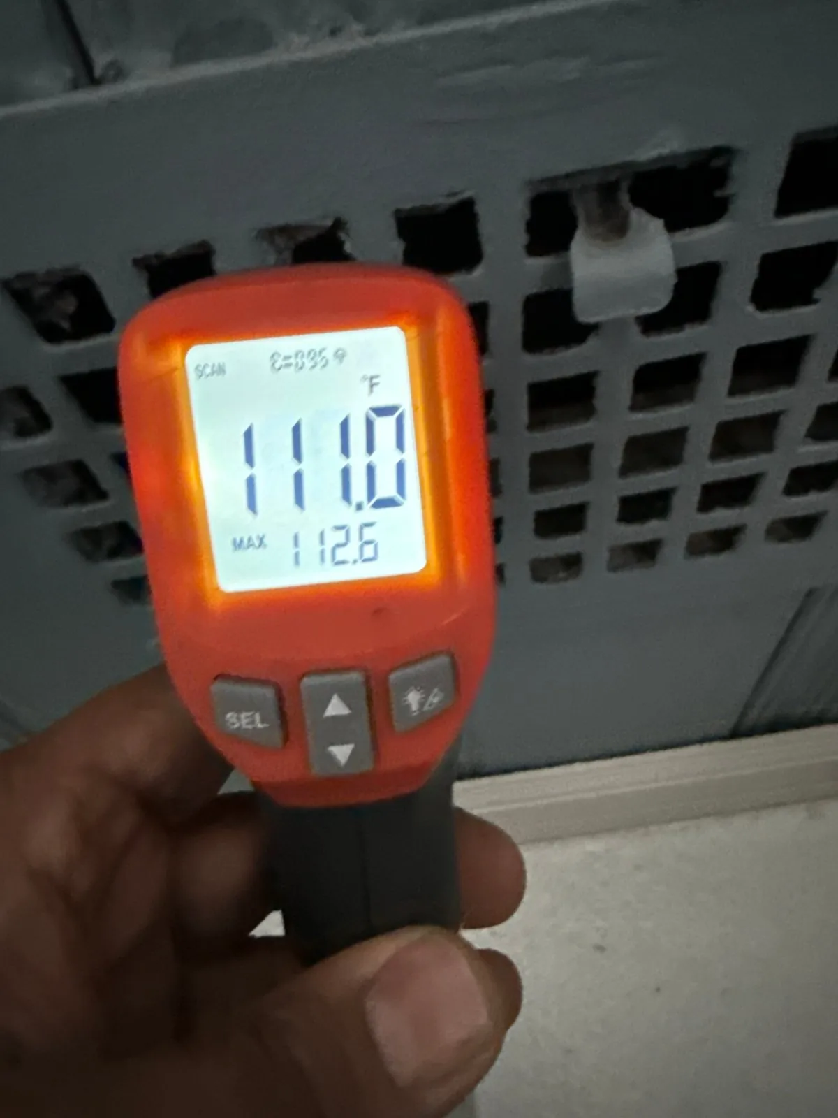 Supply air temperature reading after the tune-up, Babylon NY