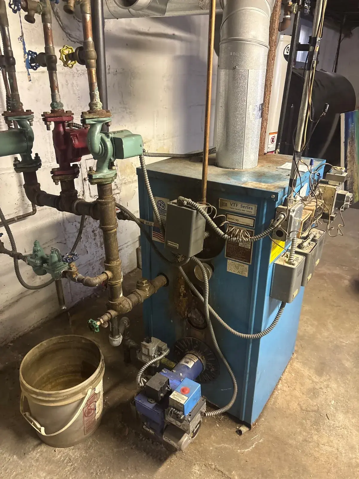 Boiler piping and circulators, Deer Park NY