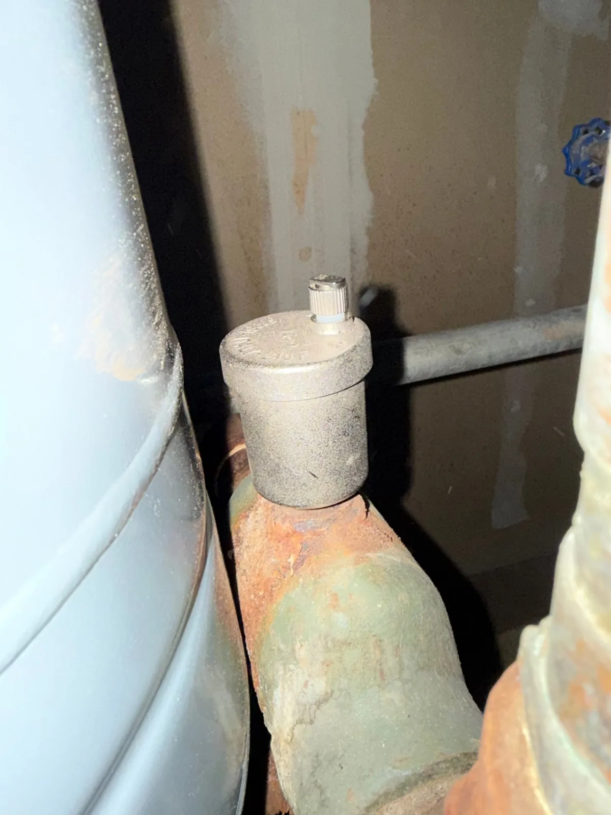 New vent air bleeder on the boiler, Deer Park NY