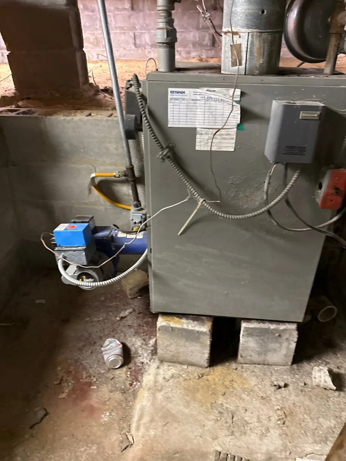 Boiler serviced on an East Islip no-heat call
