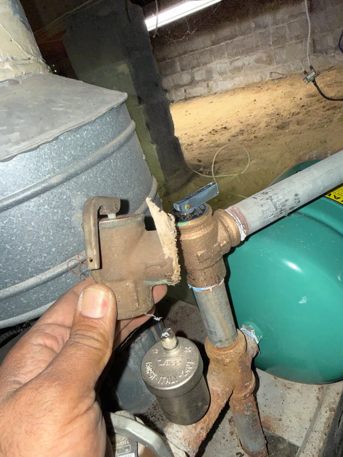 Replacing the safety relief valve