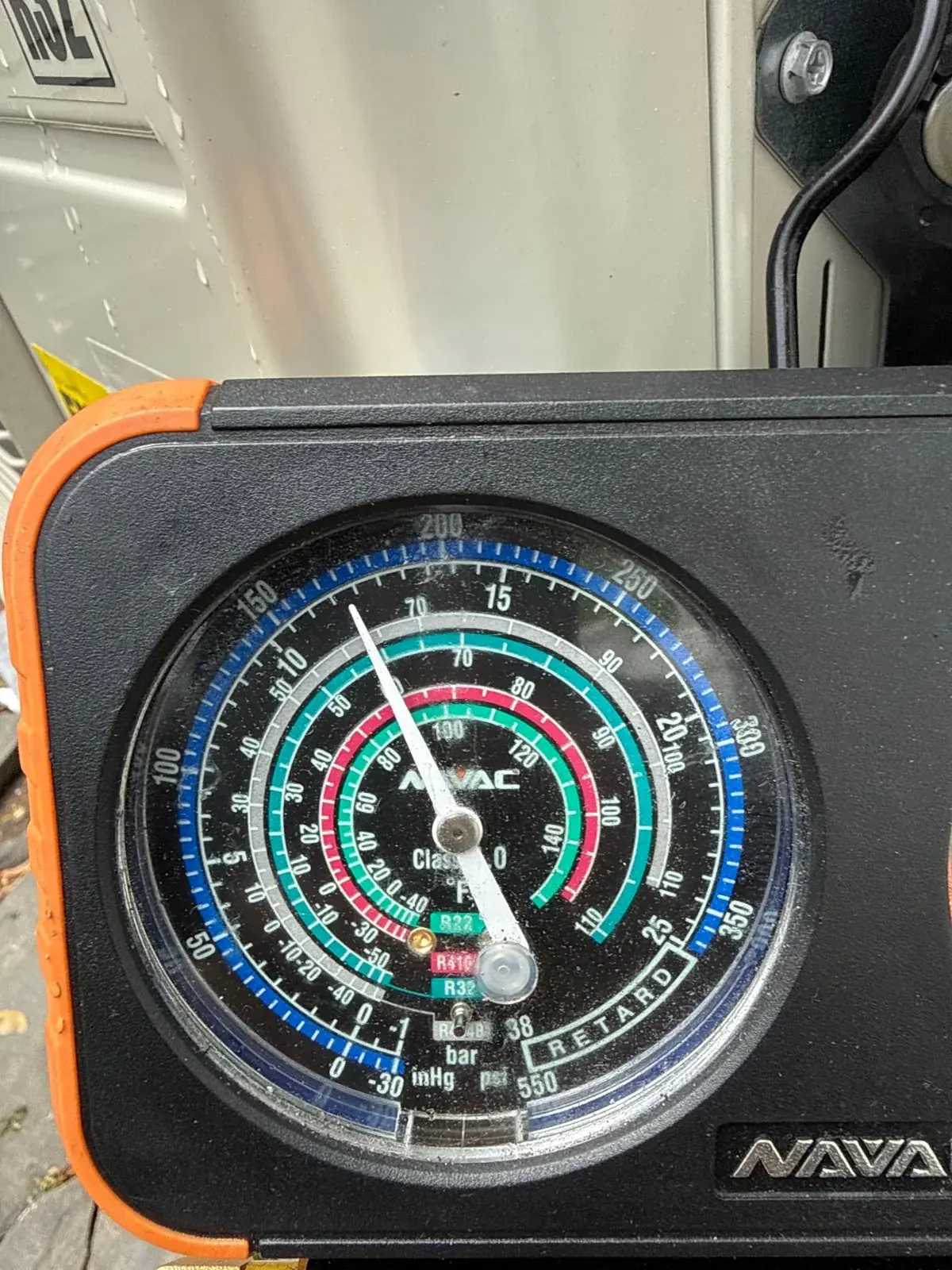 Gauges checking the new multi-zone system at start-up, Huntington NY