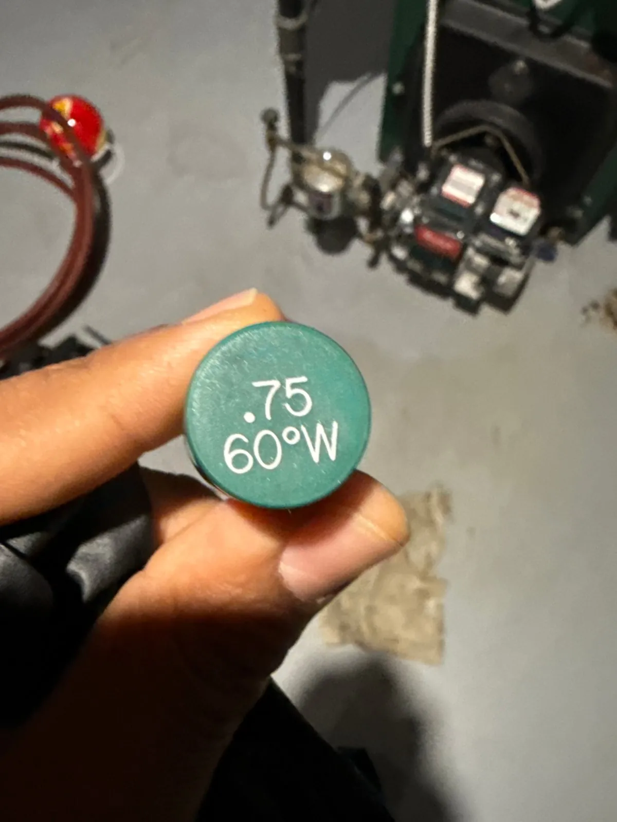 Oil burner nozzle