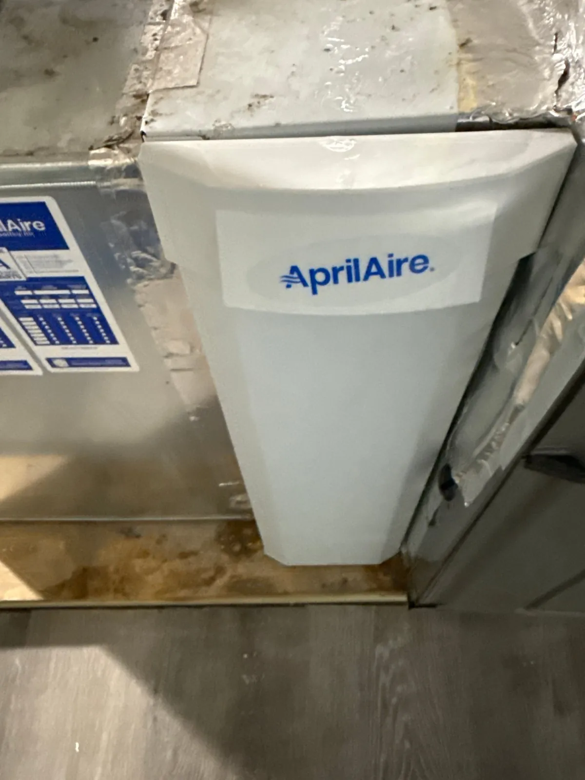 Media air cleaner cabinet on the air handler, Lake Ronkonkoma NY